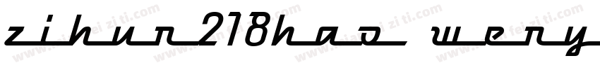 zihun218hao wenyigingxinti字体转换